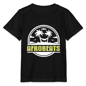 Cool Afrobeats Relaxing Island Designs T-Shirt - T-shirt bio MINI CREATOR Stanley/Stella Enfant - noir - Devant - Mikhail (115cm)