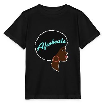 Afrobeats Awesome Afro Lady Afrobeats T-Shirt - T-shirt bio MINI CREATOR Stanley/Stella Enfant - noir - Devant - Mikhail (115cm)