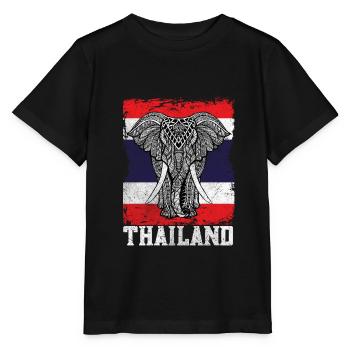 Thailand - Stanley/Stella Kinder T-Shirt MINI CREATOR  - Schwarz - Vorne - Mikhail (115cm)