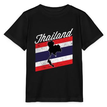 Thailand - Stanley/Stella Kinder T-Shirt MINI CREATOR  - Schwarz - Vorne - Mikhail (115cm)
