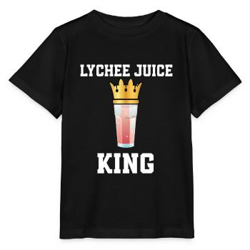 Lychee Saft König - Stanley/Stella Kinder T-Shirt MINI CREATOR  - Schwarz - Vorne - Mikhail (115cm)