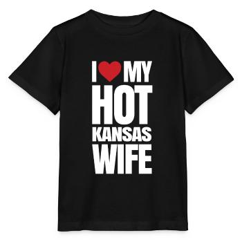 Cher cadeau de femme du Kansas - T-shirt bio MINI CREATOR Stanley/Stella Enfant - noir - Devant - Mikhail (115cm)