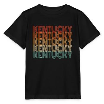 Reisendes Kentucky geschenk - Stanley/Stella Kinder T-Shirt MINI CREATOR  - Schwarz - Vorne - Mikhail (115cm)