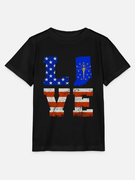 Liebe Indiana Geschenk - Stanley/Stella Kinder T-Shirt MINI CREATOR - Schwarz
