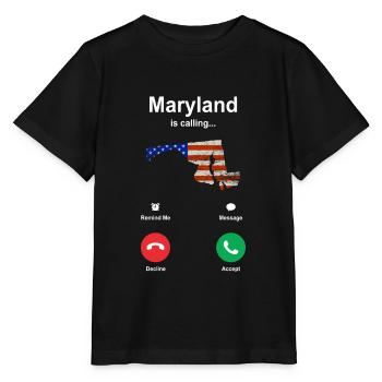 Visitez Maryland Gift - T-shirt bio MINI CREATOR Stanley/Stella Enfant - noir - Devant - Mikhail (115cm)