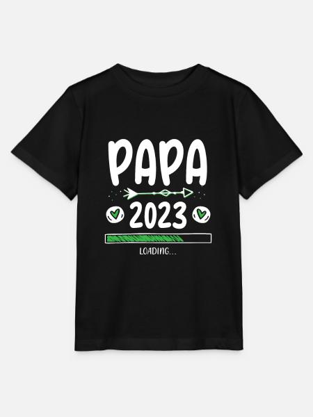 Papa 2023 Loading - Stanley/Stella Kinder T-Shirt MINI CREATOR - Schwarz