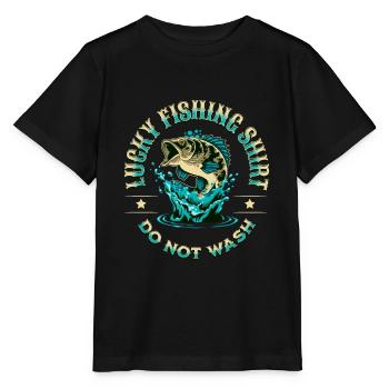 Glückliches Angelhemd Nicht waschen - Stanley/Stella Kinder T-Shirt MINI CREATOR  - Schwarz - Vorne - Mikhail (115cm)