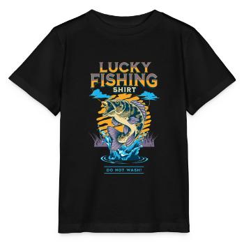 Glückliches Angelhemd Nicht waschen - Stanley/Stella Kinder T-Shirt MINI CREATOR  - Schwarz - Vorne - Mikhail (115cm)