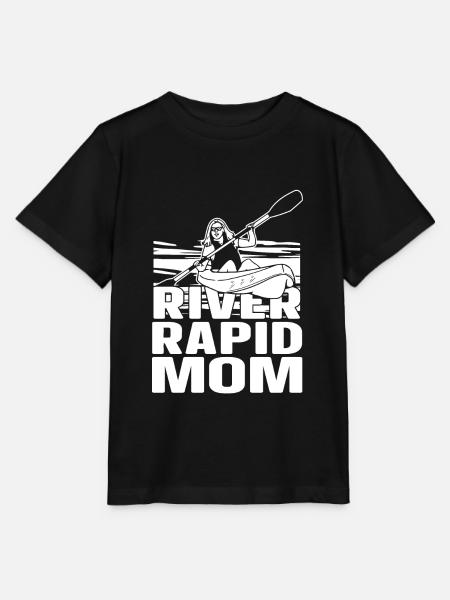 Rafting Wildwasser Kanu Kajak - Stanley/Stella Kinder T-Shirt MINI CREATOR  - Schwarz