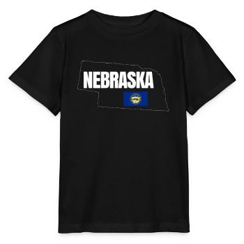 Nebraska reisen geschenk - Stanley/Stella Kinder T-Shirt MINI CREATOR  - Schwarz - Vorne - Mikhail (115cm)