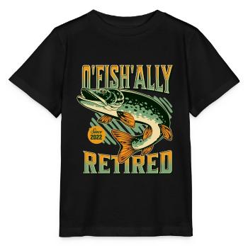 O Fish Ally im Ruhestand - Stanley/Stella Kinder T-Shirt MINI CREATOR  - Schwarz - Vorne - Mikhail (115cm)