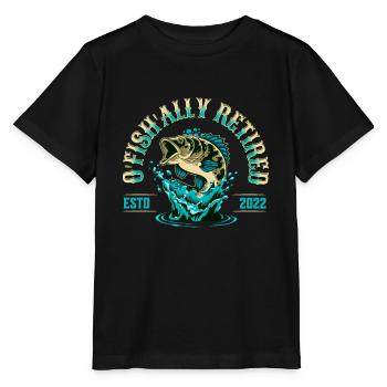 O Fish Ally im Ruhestand - Stanley/Stella Kinder T-Shirt MINI CREATOR  - Schwarz - Vorne - Mikhail (115cm)