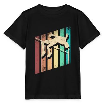 Saut en hauteur Sauteur Athlétisme - T-shirt bio MINI CREATOR Stanley/Stella Enfant - noir - Devant - Mikhail (115cm)