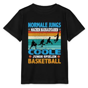 Basketball Dunking Spieler Korbleger Spruch - Stanley/Stella Kinder T-Shirt MINI CREATOR  - Schwarz - Vorne - Mikhail (115cm)