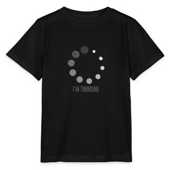 Ich denke - Techniker - Stanley/Stella Kinder T-Shirt MINI CREATOR  - Schwarz - Vorne - Mikhail (115cm)