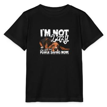 Je ne suis pas paresseux, je suis juste en mode économie d’énergie - bébé - T-shirt bio MINI CREATOR Stanley/Stella Enfant - noir - Devant - Mikhail (115cm)