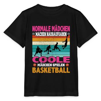 Basketball Dunking Spieler Korbleger Spruch - Stanley/Stella Kinder T-Shirt MINI CREATOR  - Schwarz - Vorne - Mikhail (115cm)