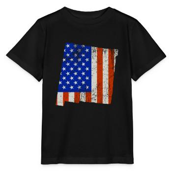 Nouveau-Mexique Home Usa drapeau cadeau - T-shirt bio MINI CREATOR Stanley/Stella Enfant - noir - Devant - Mikhail (115cm)