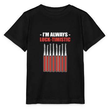 Je suis toujours Serrurerie Timiste Serrurier Serrurier - T-shirt bio MINI CREATOR Stanley/Stella Enfant - noir - Devant - Mikhail (115cm)