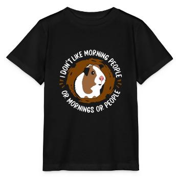 Guinea pig Guinea pig - Stanley/Stella MINI CREATOR Kids’ T-Shirt - black - Front - Mikhail (115cm)