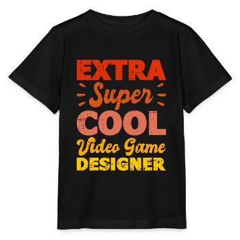 Video Game Designer - Stanley/Stella Kinder T-Shirt MINI CREATOR  - Schwarz - Vorne - Mikhail (115cm)