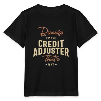 Credit Adjuster Job Occupation Birthday Worker - Stanley/Stella MINI CREATOR Kids’ T-Shirt - black - Front - Mikhail (115cm)