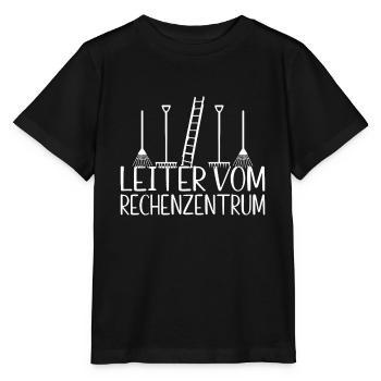 Lustiges Leiter vom Rechenzentrum Gartenarbeit Frü - Stanley/Stella Kinder T-Shirt MINI CREATOR  - Schwarz - Vorne - Mikhail (115cm)