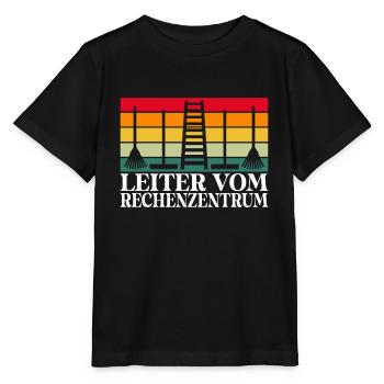 Lustiges Leiter vom Rechenzentrum Gartenarbeit Frü - Stanley/Stella Kinder T-Shirt MINI CREATOR  - Schwarz - Vorne - Mikhail (115cm)