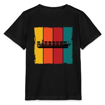 Container ship - Stanley/Stella MINI CREATOR Kids’ T-Shirt - black - Front - Mikhail (115cm)