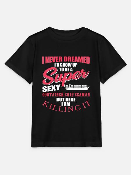 Containerschiff Seeman - Stanley/Stella Kinder T-Shirt MINI CREATOR - Schwarz