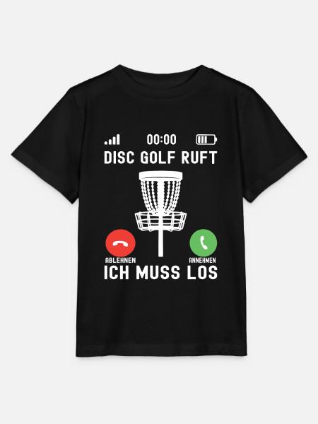 Disc Golf Disc Golfer - Stanley/Stella Kinder T-Shirt MINI CREATOR - Schwarz