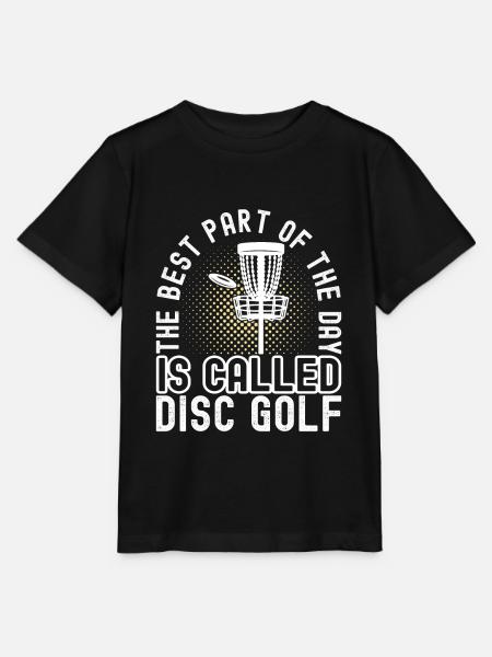 Disc Golf Disc Golfer - Stanley/Stella Kinder T-Shirt MINI CREATOR  - Schwarz