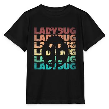Ladybug Entomologist Entomology Ladybirds - Stanley/Stella Kinder T-Shirt MINI CREATOR  - Schwarz - Vorne - Mikhail (115cm)