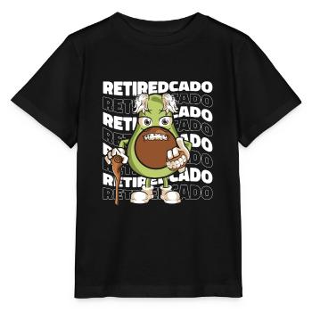 Pension retraite - T-shirt bio MINI CREATOR Stanley/Stella Enfant - noir - Devant - Mikhail (115cm)