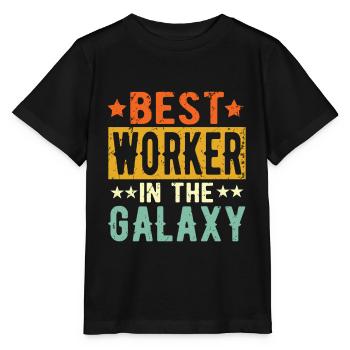 Best Arbeiter ever Arbeiter Geschenk - Stanley/Stella Kinder T-Shirt MINI CREATOR  - Schwarz - Vorne - Mikhail (115cm)