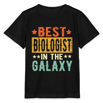 Best Biologe ever Biologe Geschenk - Stanley/Stella Kinder T-Shirt MINI CREATOR  - Schwarz - Vorne - Mikhail (115cm)