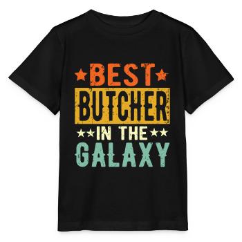 Best Metzger ever Metzger Geschenk - Stanley/Stella Kinder T-Shirt MINI CREATOR  - Schwarz - Vorne - Mikhail (115cm)