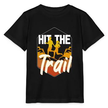 Hit The Trail Trailrunning - Stanley/Stella MINI CREATOR Kids’ T-Shirt - black - Front - Mikhail (115cm)