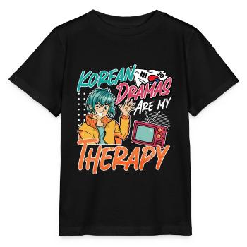 Korean Pop Design for a K-Pop Fashion Fan - Stanley/Stella MINI CREATOR Kids’ T-Shirt - black - Front - Mikhail (115cm)
