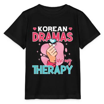 Korean Pop Design for a K-Pop Fashion Fan - Stanley/Stella MINI CREATOR Kids’ T-Shirt - black - Front - Mikhail (115cm)