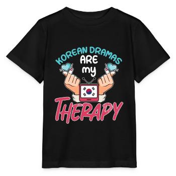 Design pop coréen pour un fan de mode K-Pop - T-shirt bio MINI CREATOR Stanley/Stella Enfant - noir - Devant - Mikhail (115cm)