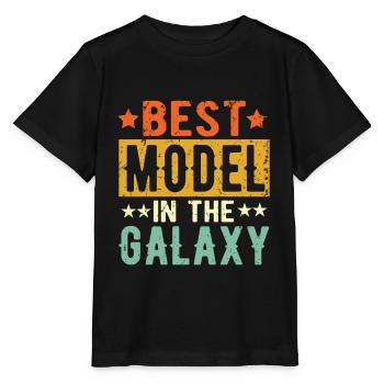 Meilleur modèle de cadeau de modèle - T-shirt bio MINI CREATOR Stanley/Stella Enfant - noir - Devant - Mikhail (115cm)