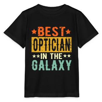 Best Optiker ever Optiker Geschenk - Stanley/Stella Kinder T-Shirt MINI CREATOR  - Schwarz - Vorne - Mikhail (115cm)