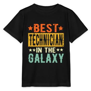 Best Techniker ever Techniker Geschenk - Stanley/Stella Kinder T-Shirt MINI CREATOR  - Schwarz - Vorne - Mikhail (115cm)