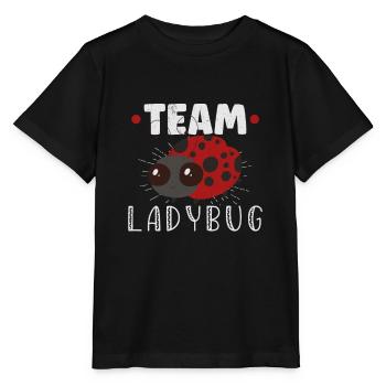 Coccinelle Coccinelle Entomologie Insectes - T-shirt bio MINI CREATOR Stanley/Stella Enfant - noir - Devant - Mikhail (115cm)
