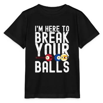 Billard Billard Billard Table de billard - T-shirt bio MINI CREATOR Stanley/Stella Enfant - noir - Devant - Mikhail (115cm)