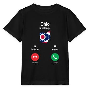 Besuch In Ohio Gift - Stanley/Stella Kinder T-Shirt MINI CREATOR  - Schwarz - Vorne - Mikhail (115cm)