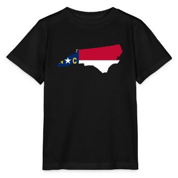 North Carolina-stolz geschenk - Stanley/Stella Kinder T-Shirt MINI CREATOR  - Schwarz - Vorne - Mikhail (115cm)