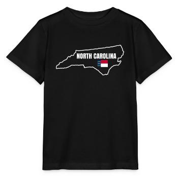 Cadeau pour les résidents de Caroline du Nord - T-shirt bio MINI CREATOR Stanley/Stella Enfant - noir - Devant - Mikhail (115cm)