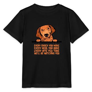 Peace Love Bullmastiff - dogue italien - T-shirt bio MINI CREATOR Stanley/Stella Enfant - noir - Devant - Mikhail (115cm)